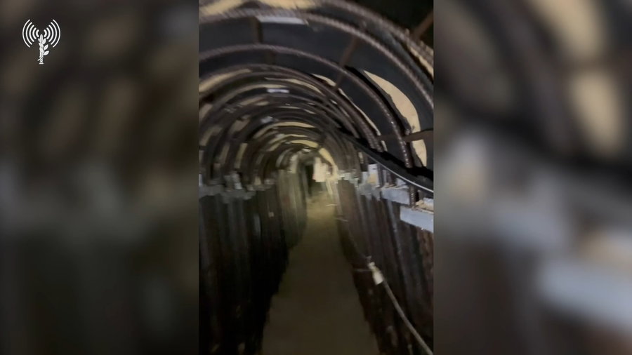 תיעוד מהתוואי התת-קרקעי שאותר