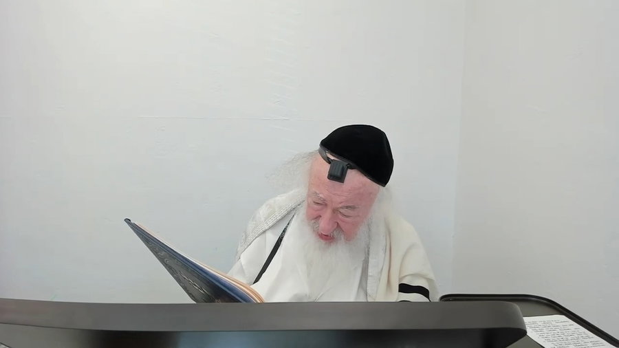 הרב יעקב דוד סטפנסקי בשיעור על מסכת ביצה