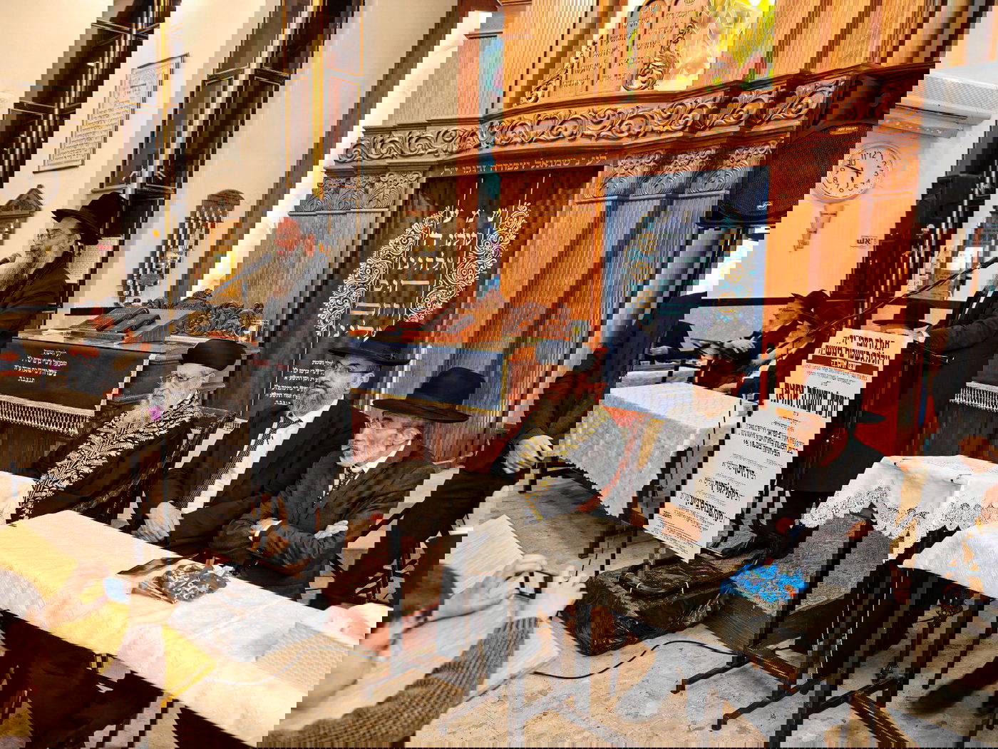 הגאון רבי דוד יוסף בעצרת התעוררות בבני ברק