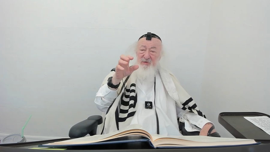 הרב יעקב דוד סטפנסקי בשיעור על מסכת ביצה