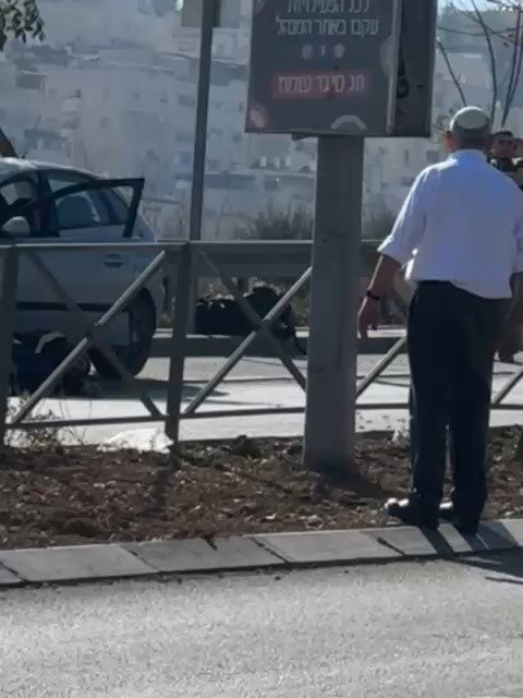 צפו: זירת האירוע במחסום חיזמא