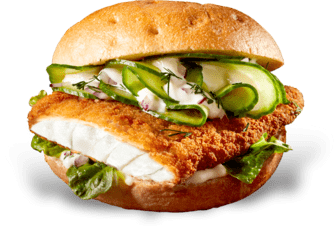 נתחי דג טרי ואיכותי (100%) מעומק האוקיינוס האטלנטי, בציפוי פריך