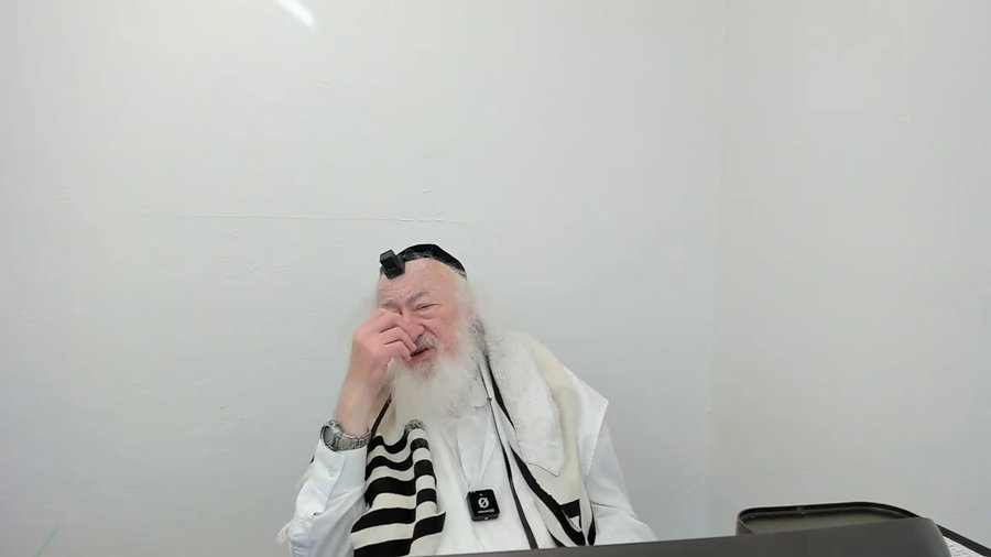 הרב יעקב דוד סטפנסקי בשיעור על מסכת ביצה
