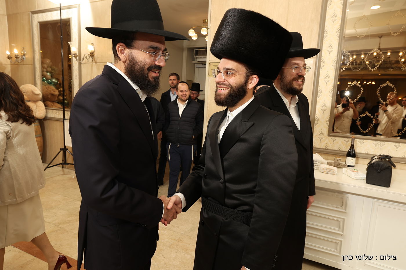 יועצו החרדי של הרצוג ערך ברית לבנו, כולם התייצבו | תיעוד