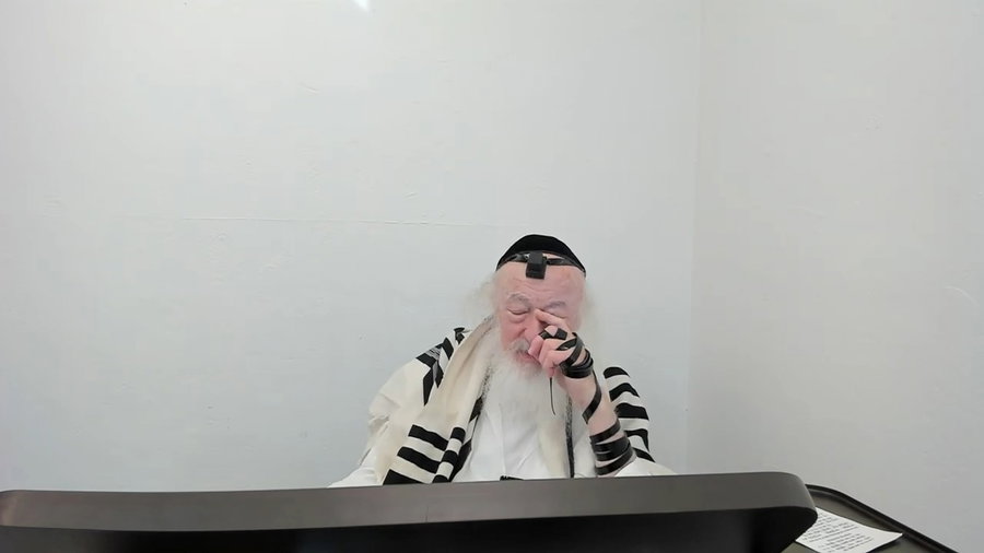 הרב יעקב דוד סטפנסקי בשיעור על מסכת ביצה