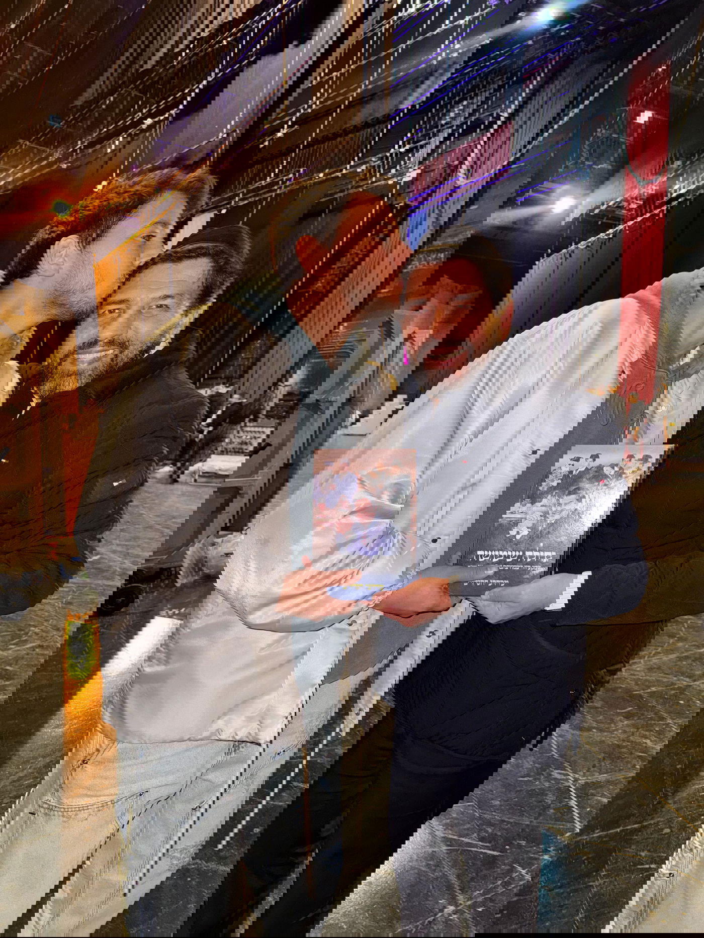 הזמר לירן דנינו נשא תפילה בציון של מרן הגר"ע יוסף זצ"ל