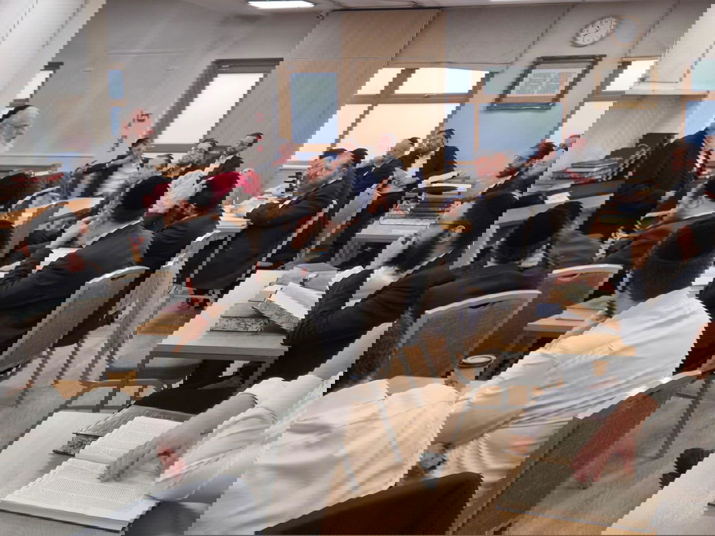 הגאון רבי אשר וייס בביקור בלונדון