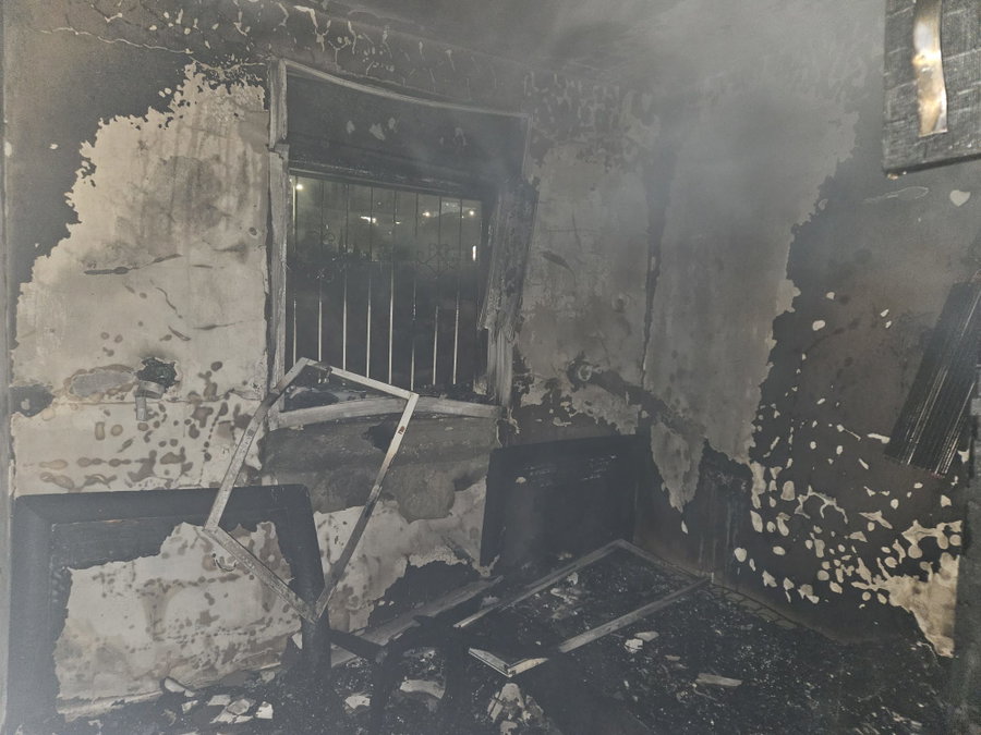 בגלל חנוכייה: חדר הילדים במודיעין עילית נשרף כליל