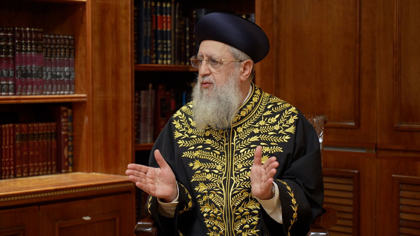 הראשון לציון הגר"ד יוסף