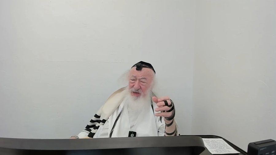 הרב יעקב דוד סטפנסקי בשיעור על מסכת תענית