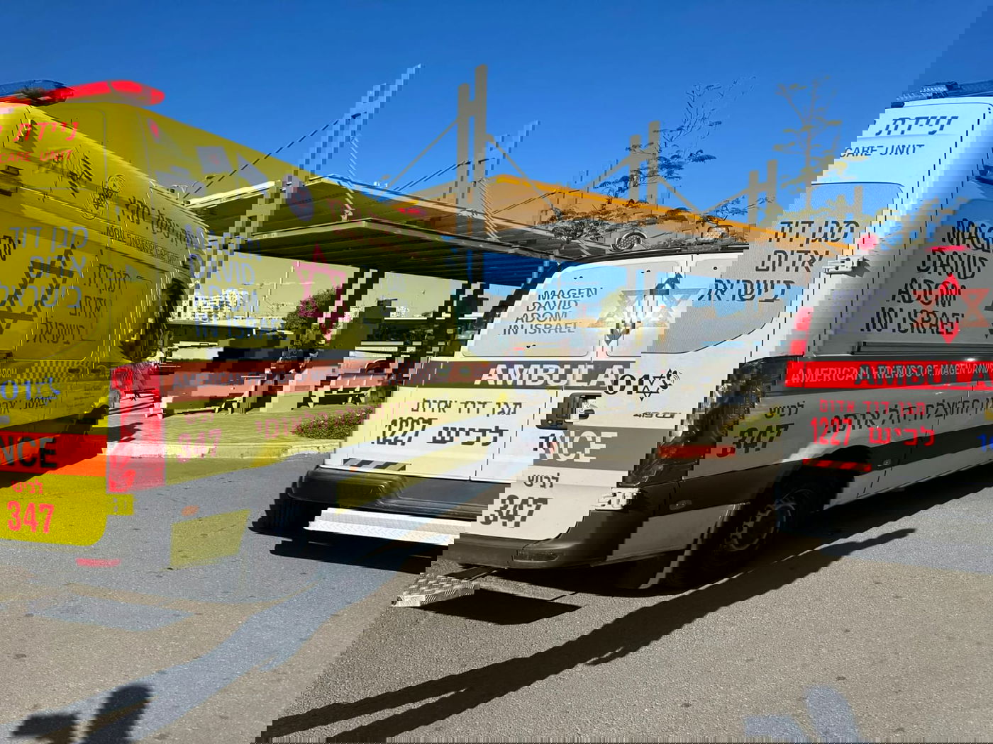 זירת התאונה באשקלון, הבוקר