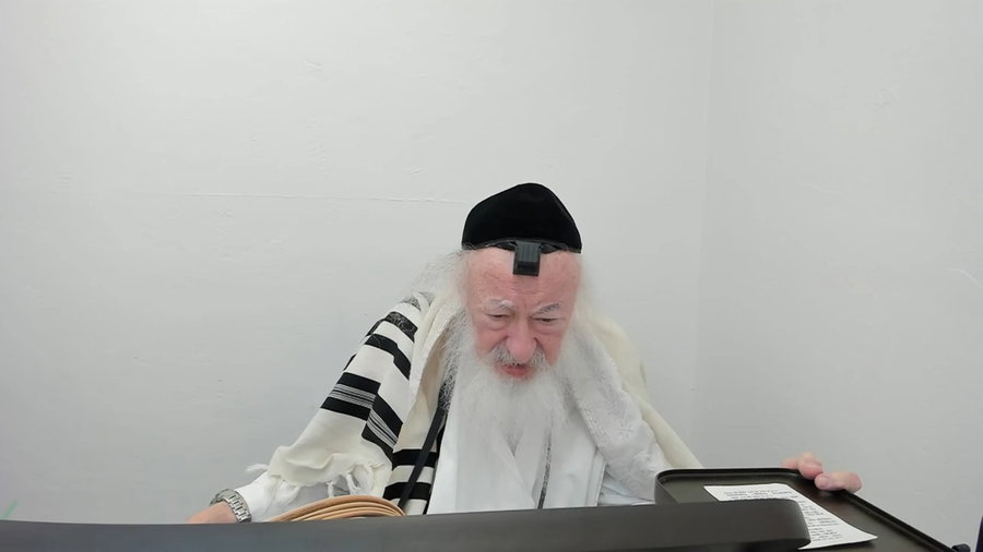 הרב יעקב דוד סטפנסקי בשיעור על מסכת תענית