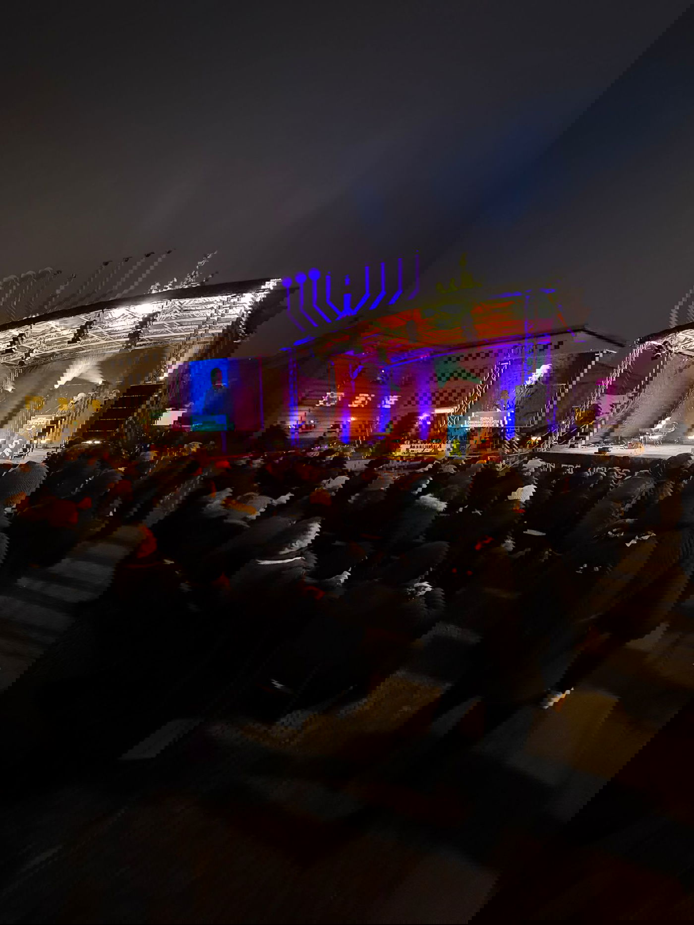 במעמד הדלקת הנר