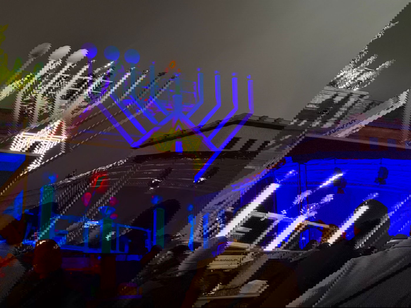 במעמד הדלקת הנר