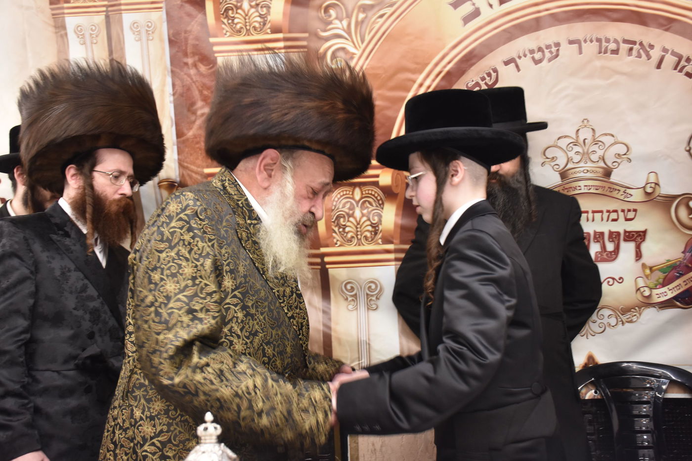 שמחת הבר מצווה לנכד האדמו"ר מדעעש