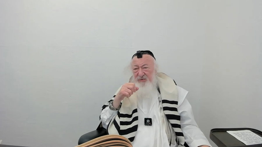 הרב יעקב דוד סטפנסקי בשיעור על מסכת תענית
