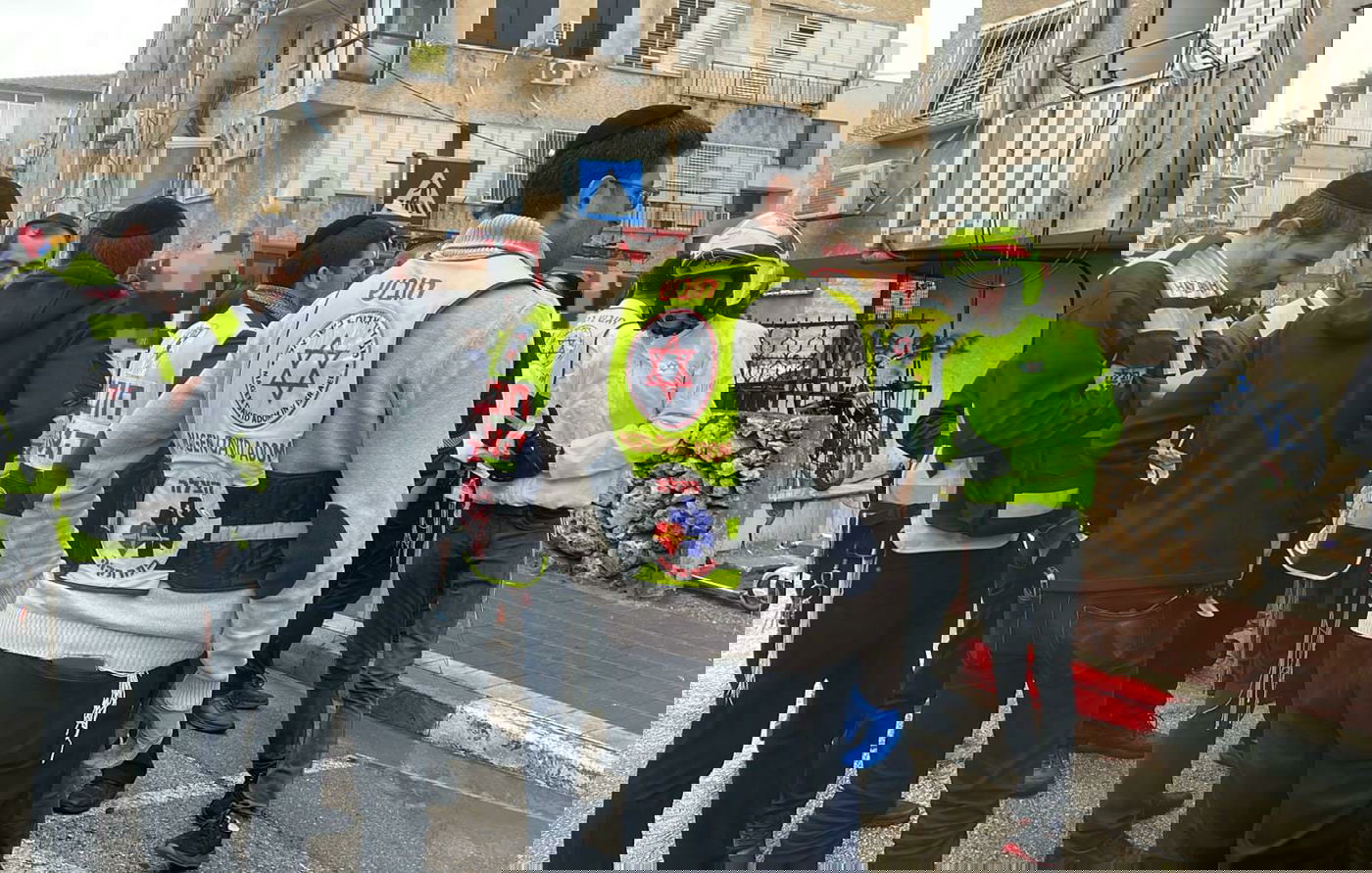 זירת השריפה בבני ברק