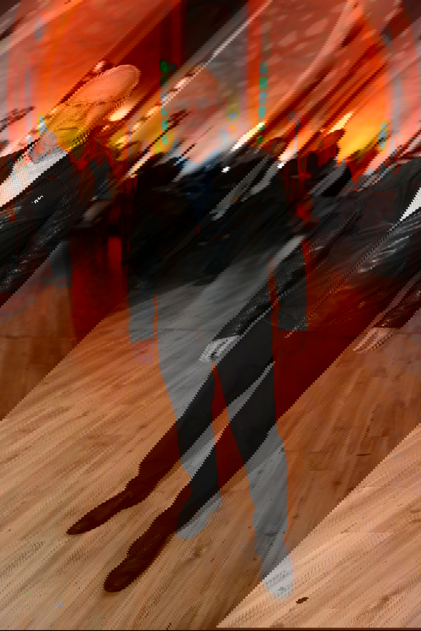 הדלקת נרות חנוכה בבית כנסת הגדול בתל אביב