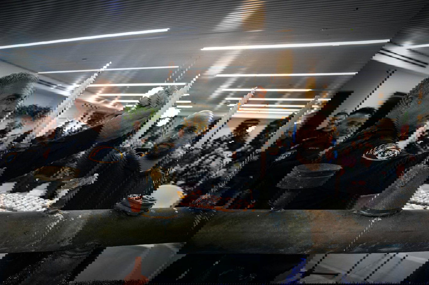 המשפחות השכולות השתתפו בהדלקה ב"חנוכיית הרקטות"