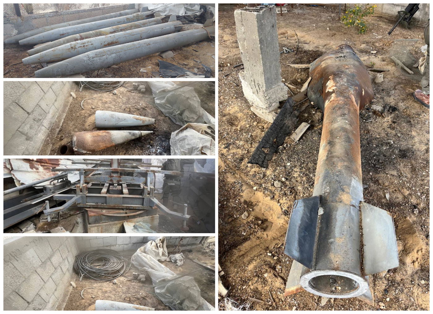 מתחם הייצור שהושמד