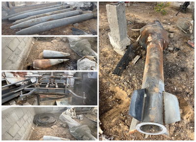 מתחם הייצור שהושמד