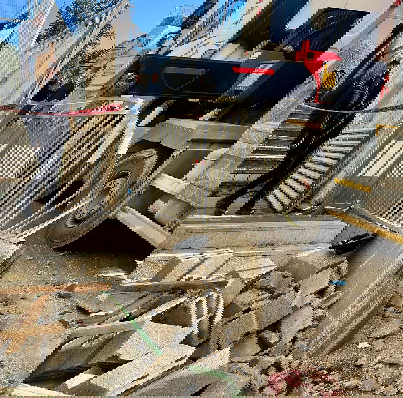 זירת האירוע הקשה