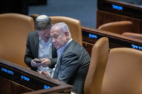 ראש הממשלה עם שר האוצר 