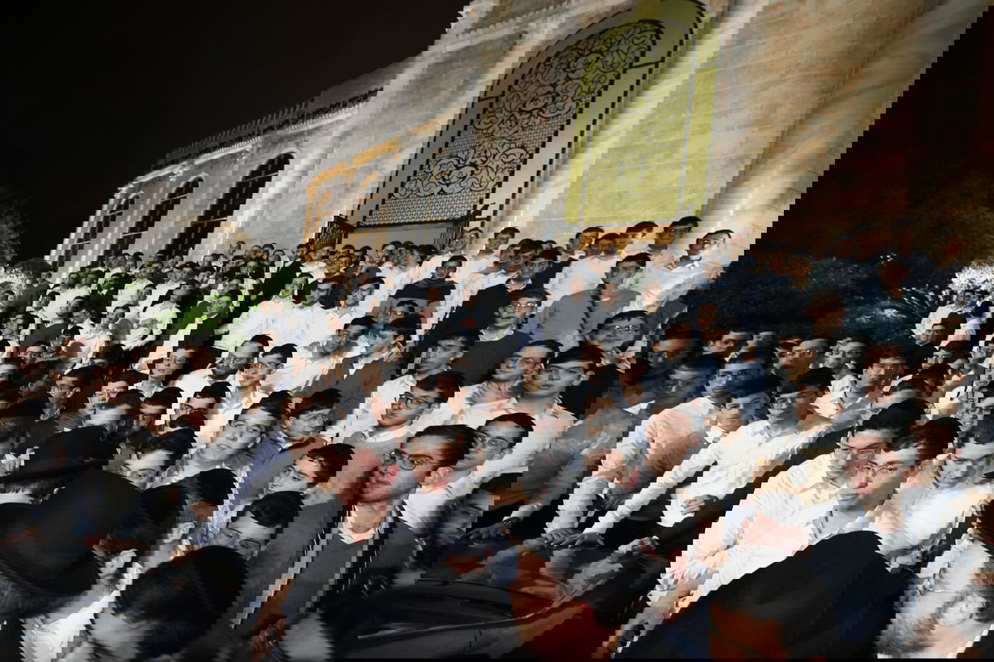 ראש הישיבה בביקור בישיבת עטרת שלמה