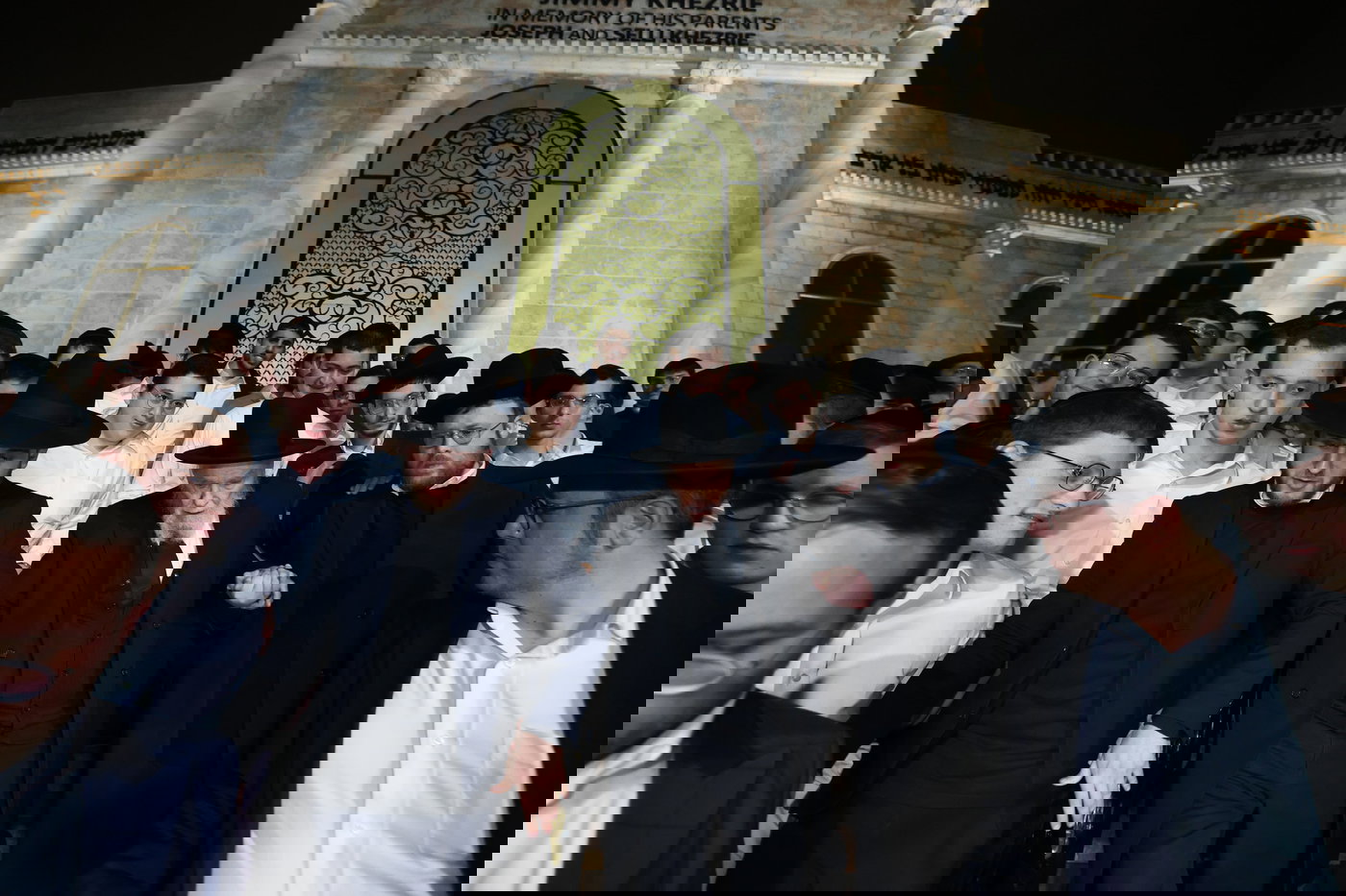 ראש הישיבה בביקור בישיבת עטרת שלמה