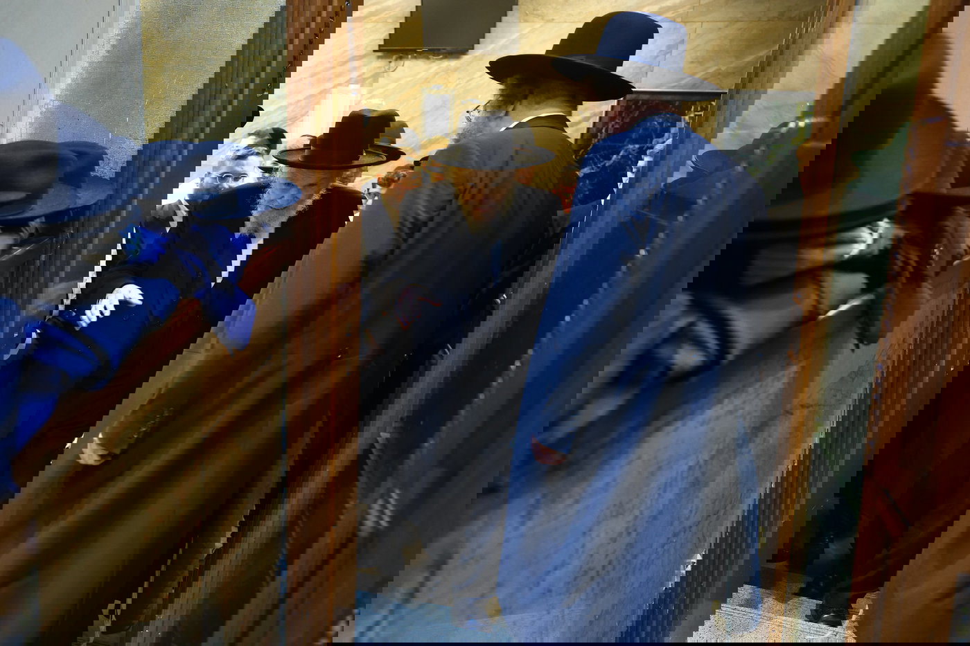 ראש הישיבה בביקור בישיבת עטרת שלמה