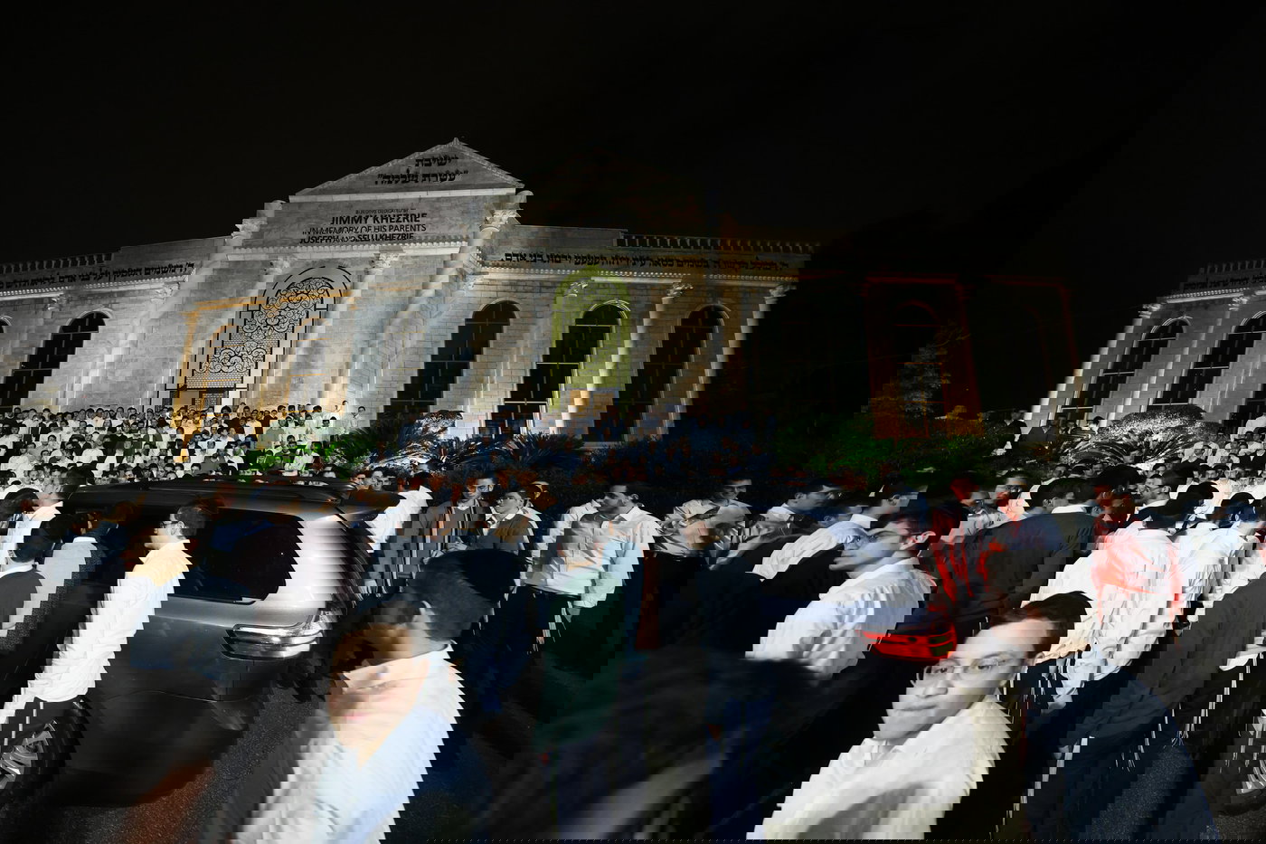 ראש הישיבה בביקור בישיבת עטרת שלמה