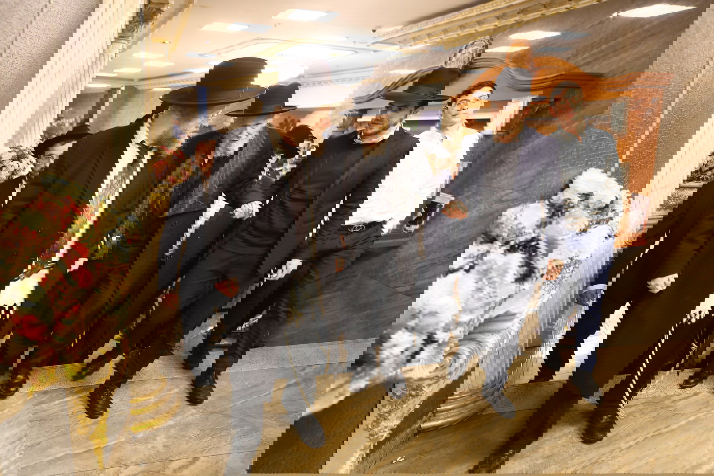 ראש הישיבה בביקור בישיבת עטרת שלמה