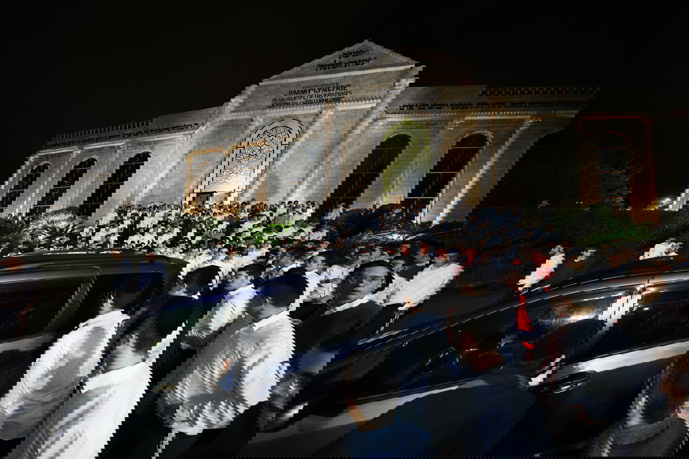 ראש הישיבה בביקור בישיבת עטרת שלמה