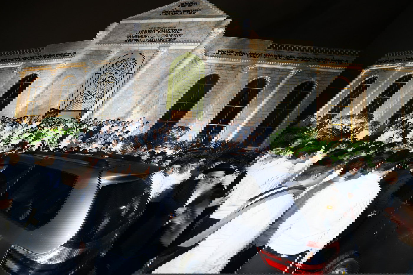 ראש הישיבה בביקור בישיבת עטרת שלמה