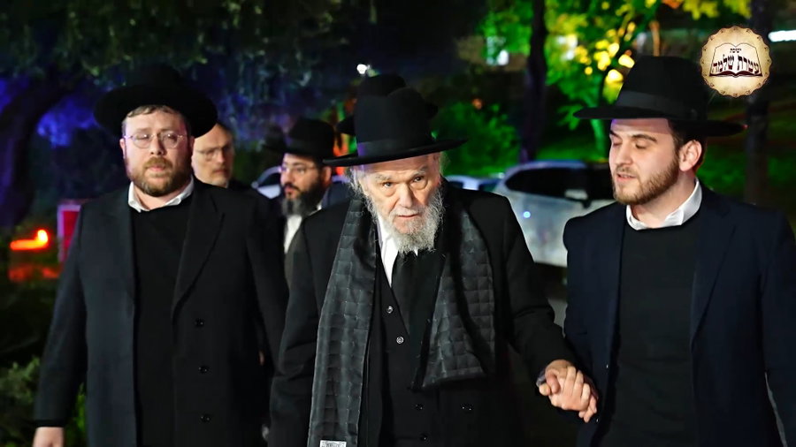 ראש הישיבה בביקור בישיבת עטרת שלמה