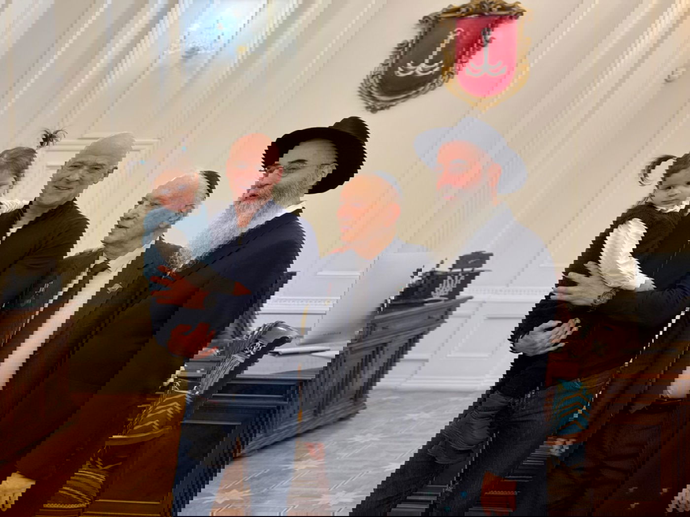 התינוק היהודי של אודסה ריגש את ראש העיר האוקראיני