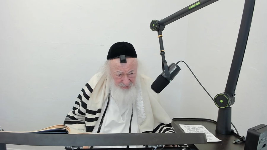 הרב יעקב דוד סטפנסקי בשיעור על מסכת מגילה