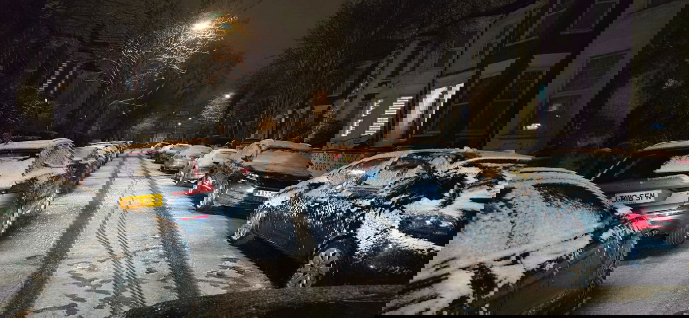 שלג ראשון בלונדון - חורף תשפ"ה 