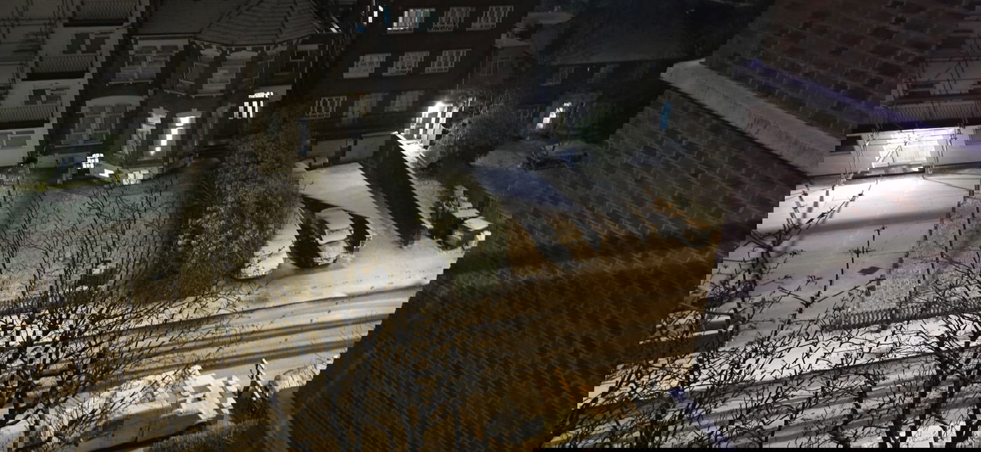 שלג ראשון בלונדון - חורף תשפ"ה 