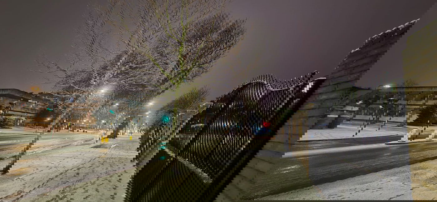 שלג ראשון בלונדון - חורף תשפ"ה 