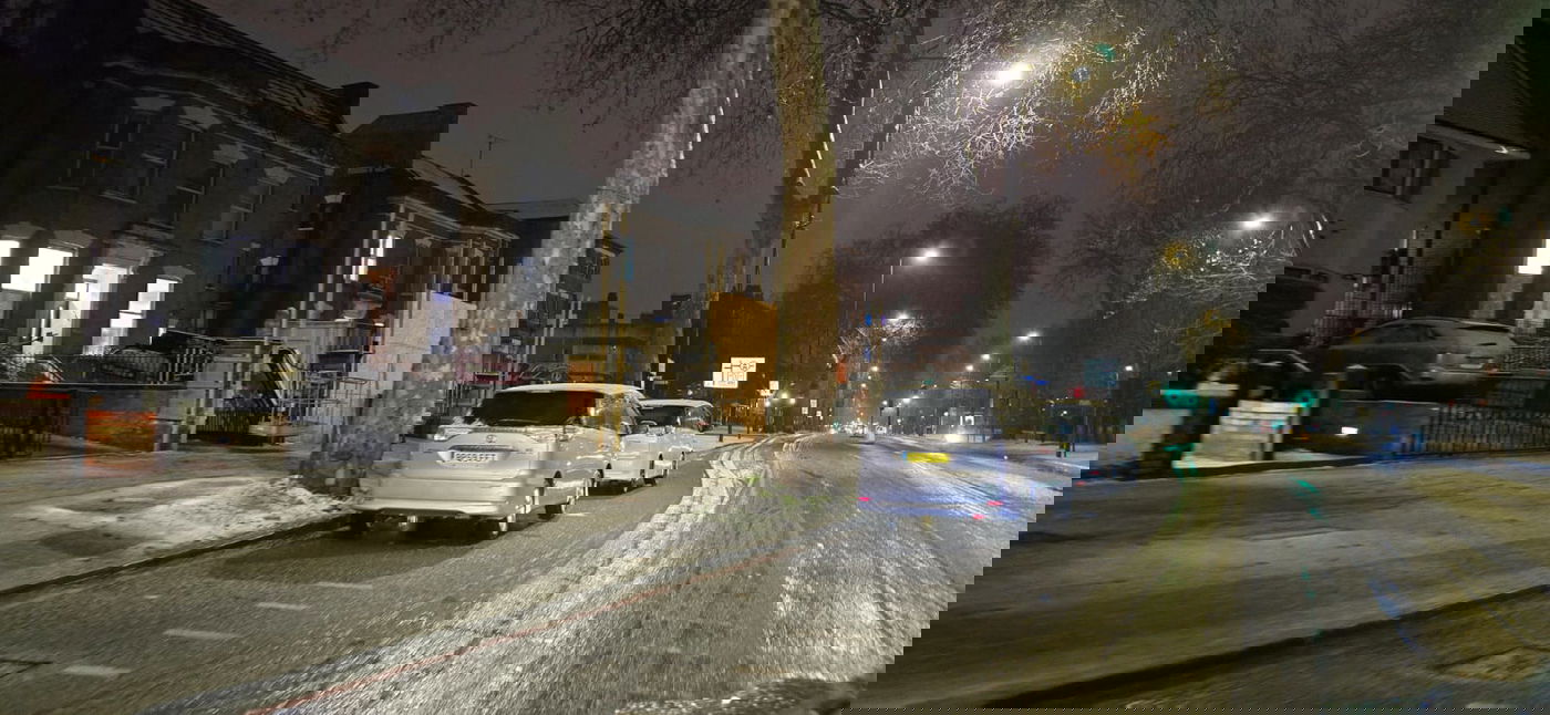 שלג ראשון בלונדון - חורף תשפ"ה 