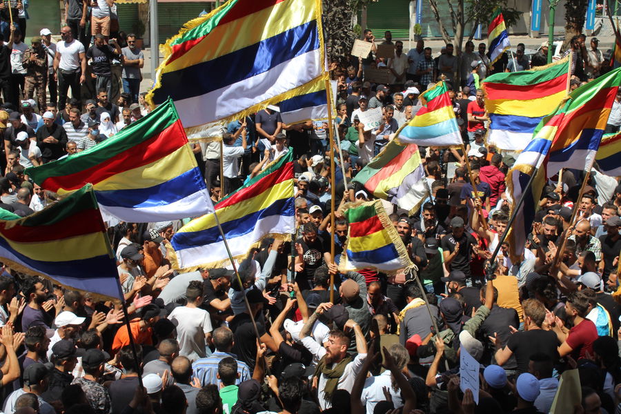 הפגנות בעיר אס-סויידה בסוריה | ארכיון