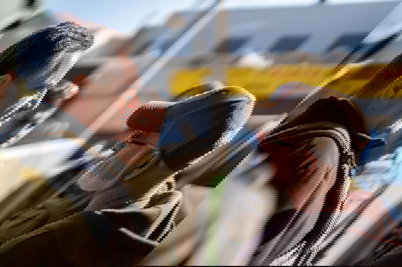 שר הביטחון כ"ץ פגש את האזרח הגיבור בזירת הפיגוע 