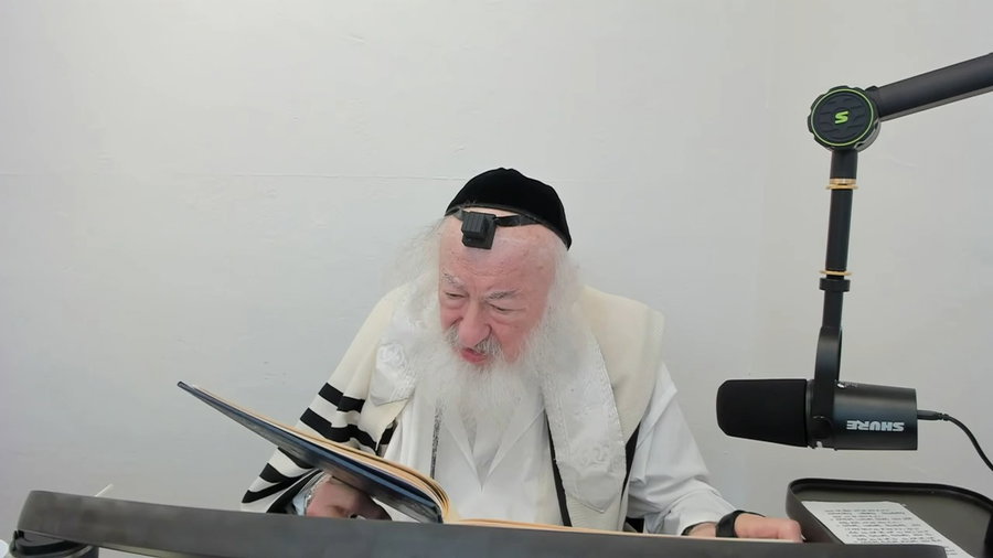 הרב יעקב דוד סטפנסקי בשיעור על מסכת מועד קטן