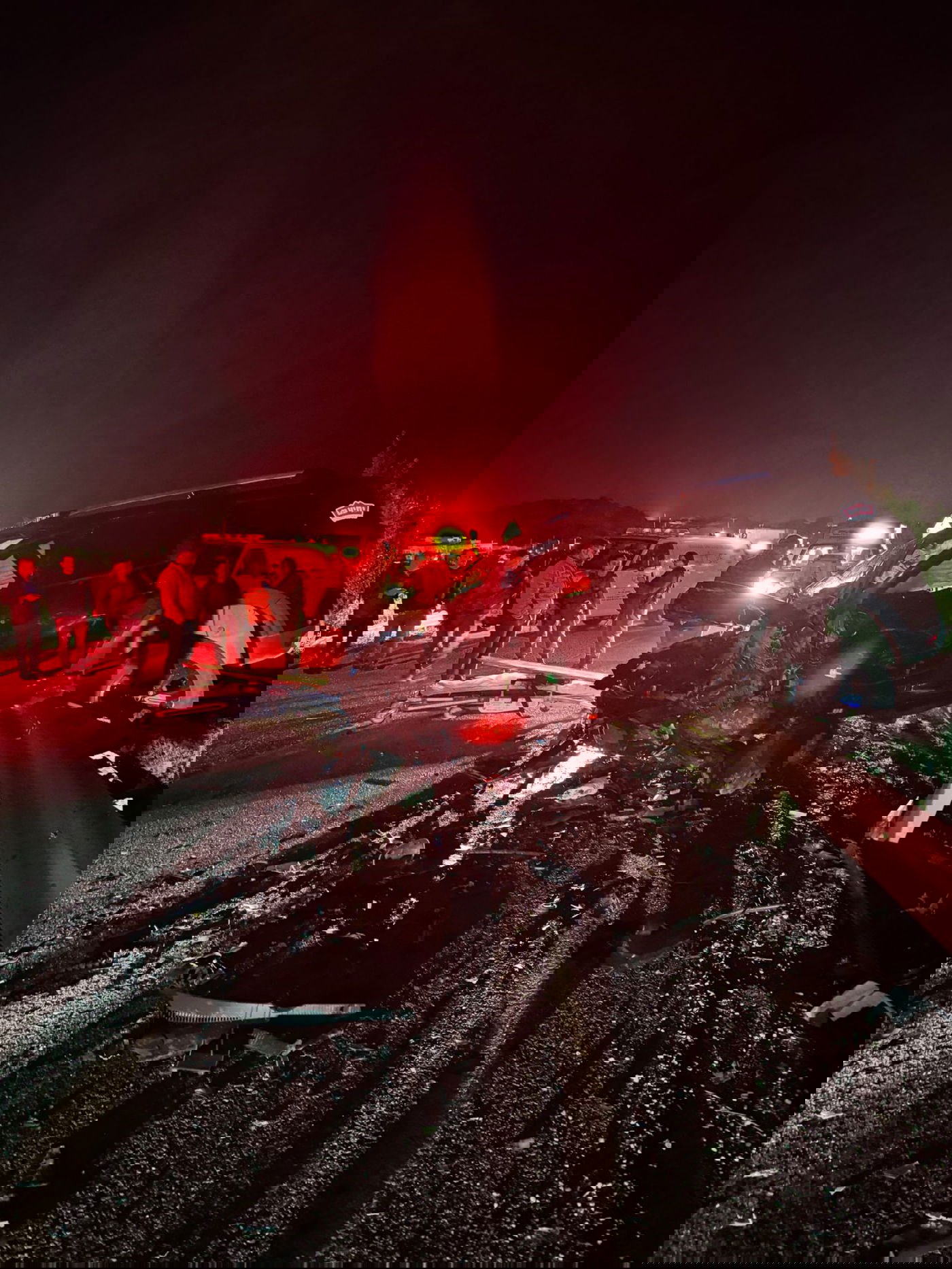 התאונה, הערב