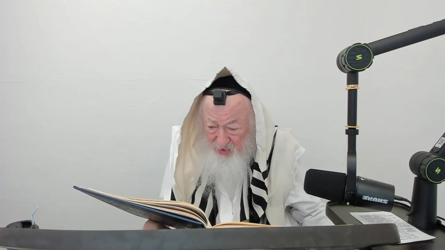 הרב יעקב דוד סטפנסקי בשיעור על מסכת מועד קטן