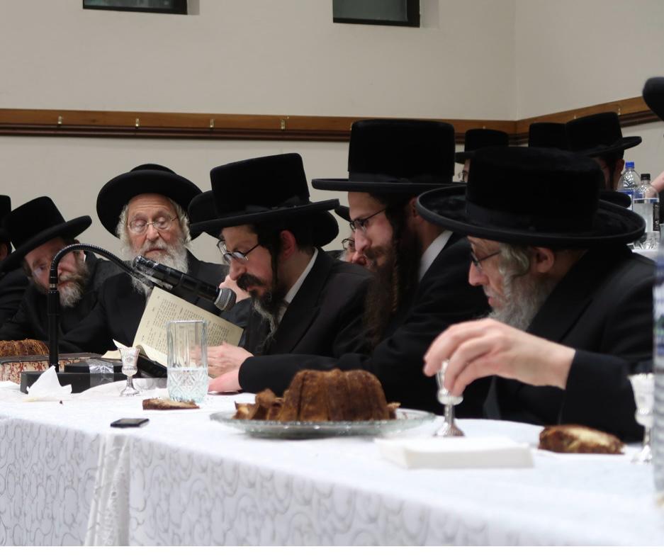 מעמד הכתרת האדמו"ר מסקולען לינדן בווילאמסבורג