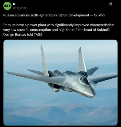 המטוס דור-6 של רוסיה, לפי סוכנות הידיעות RT