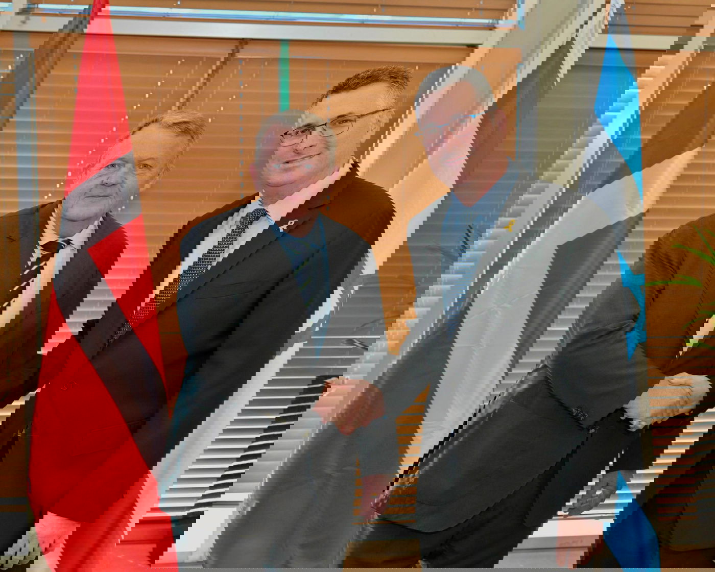 פגישת שר החוץ סער עם שר החוץ הדני