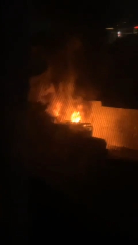 משוריין של הרשות שהתפוצץ כשעלה על מטען